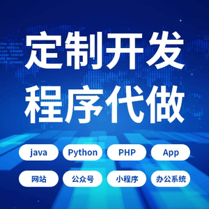 app/小程序软件定制开发java安装php代码python代写app前端ui代做